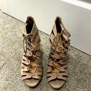 Madden Girl Strap Heels. Size 10